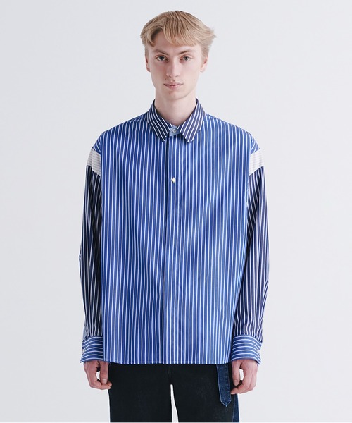 CULLNI（クルニ）の「24-SS-003 / Cotton Stripe Mix Shirt（シャツ