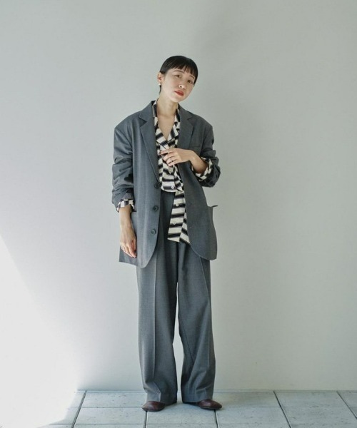 TODAYFUL（トゥデイフル）の「ヘザーオーバージャケット（テーラード