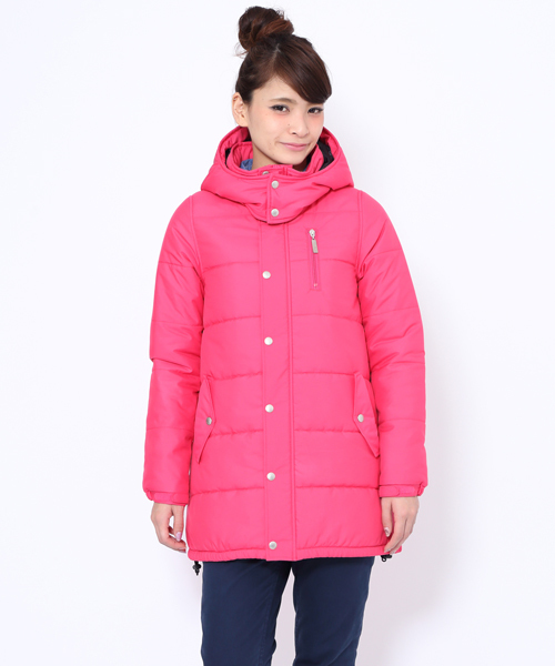 X-girl（エックスガール）の「LONG PUFF COAT（ダウンジャケット