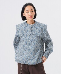 リバティ」に該当するレディースのシャツ/ブラウス（ブルー・ネイビー