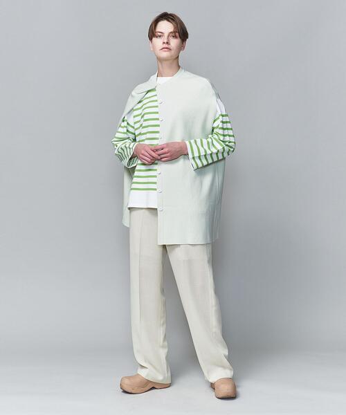 6（ロク）の「＜6(ROKU)＞COTTON WOOL KNIT PONCHO/ポンチョ（ポンチョ