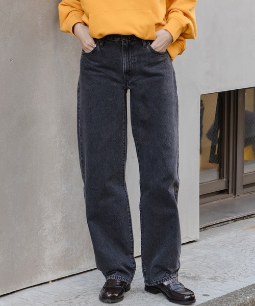 Levi's/リーバイス バギーデニム BAGGY DAD BLACK STONE WASH（デニム