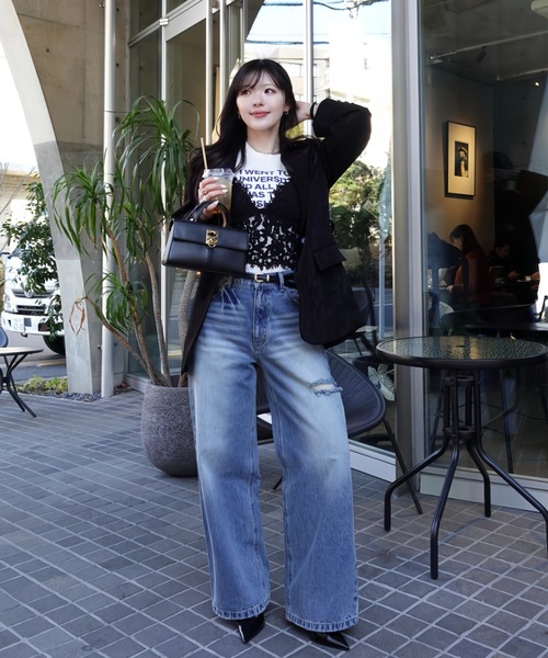 SENEE（セニー）の「loose vintage like denim（ルーズビンテージ