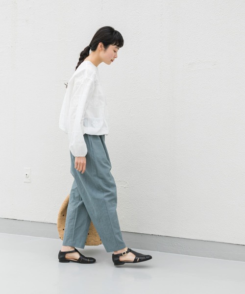 かぐれ（カグレ）の「クロスステッチドロストブラウス（シャツ