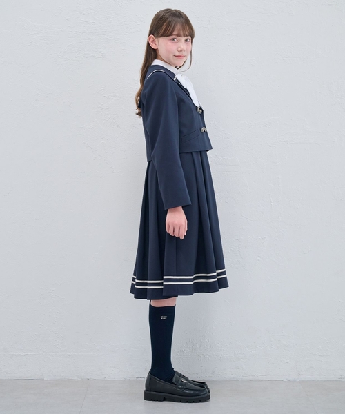 セーラーショートジャケット&ジャンパースカートセット（スーツセット
