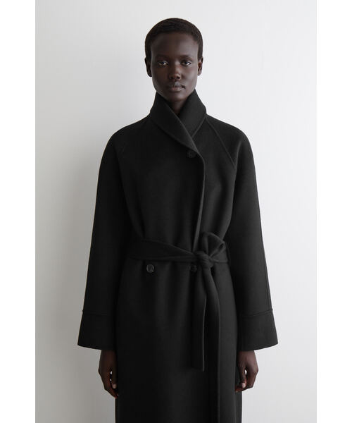 ベルト付きダブルフェイスウールコート（その他アウター）｜COS（コス