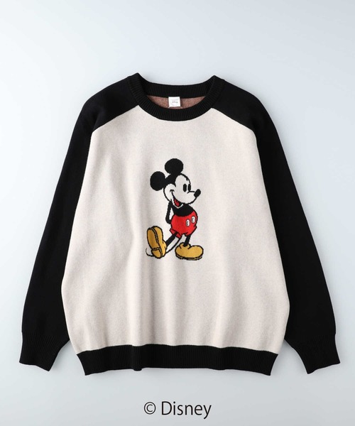 Right-on（ライトオン）の「ミッキーラグランニット（ニット/セーター