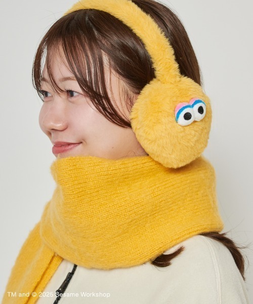 OUR KIND OF HOLIDAY】フェイスモチーフ イヤーマフ（イヤーマフ