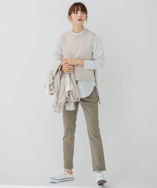 洗える】CANCLINI バンドカラー シャツ（シャツ/ブラウス）｜23区 S