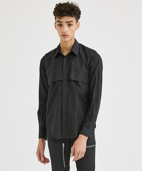 JOHN LAWRENCE SULLIVAN】LAYERED SHIRT（シャツ/ブラウス）｜JOHN