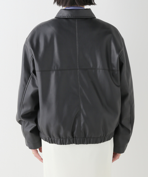 FRAMeWORK（フレームワーク）の「フェイクレザーフライトジャケット