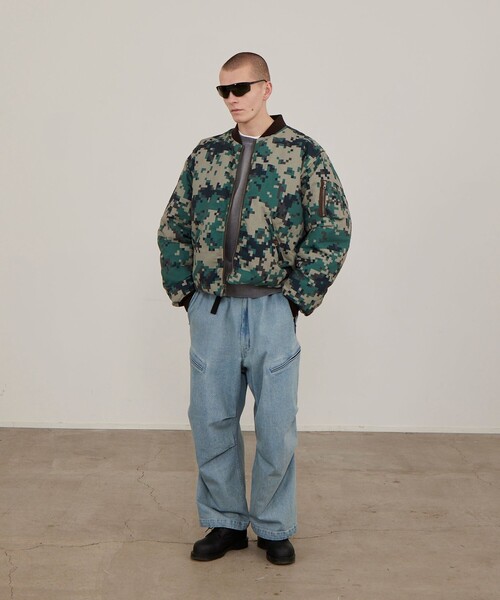 BEAMS（ビームス）の「リバーシブル ダウン フライトジャケット