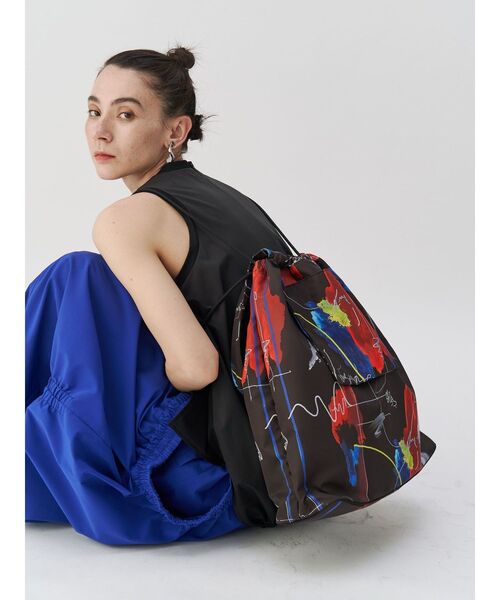 UN3D.（アンスリード）の「RAKUGAKI ART 2WAY TOTE / ラクガキアート