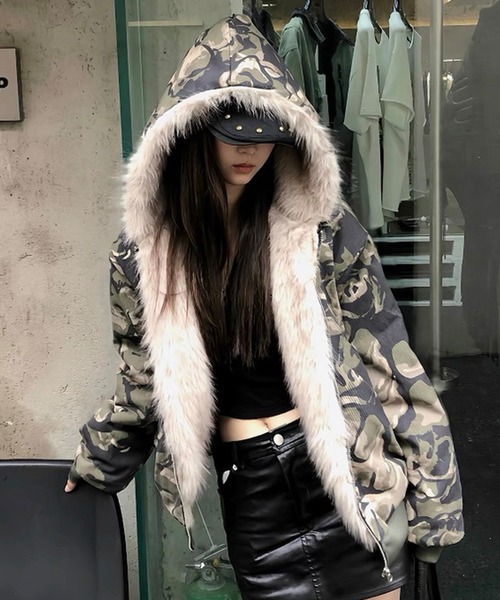 セール】カモフラージュ ジャケット 迷彩 カモフラ アウター ブルゾン