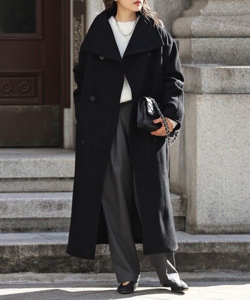 Bonjour Sagan（ボンジュールサガン）の「ダブルボタンスタンドカラー