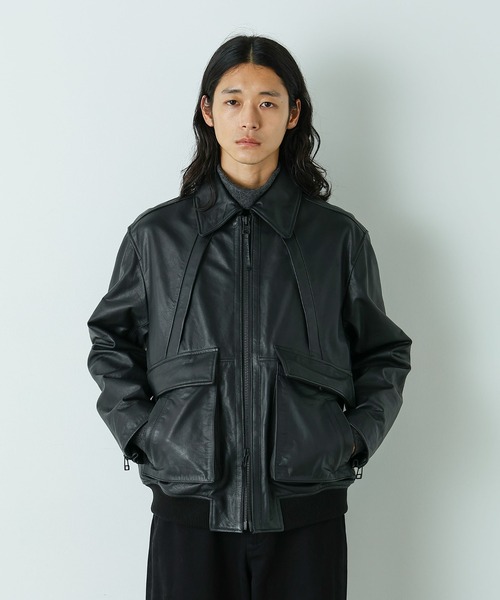 セール】｢HOTEL PALACE｣ シングルライダース レザーJKT（ライダース