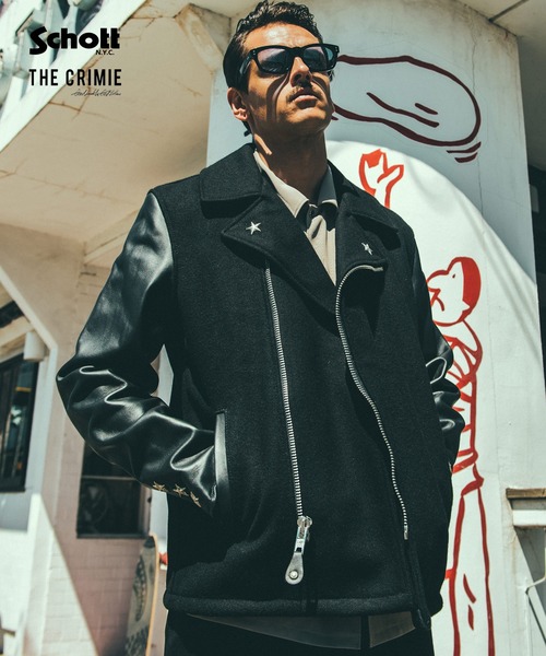 CRIMIE（クライミー）の「SCHOTT x THE CRIMIE STAR STUDS RIDERS P