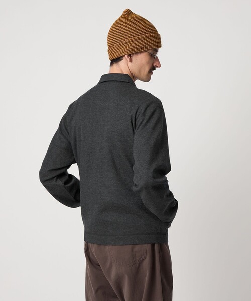 セール】＜Steven Alan＞ ウール カット レギュラーカラー ブルゾン