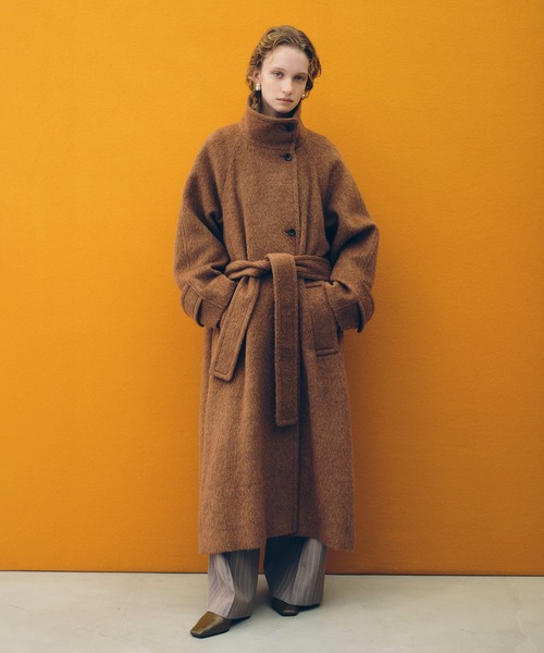 スタンドカラーマキシコート（ステンカラーコート）｜ADAM ET ROPE