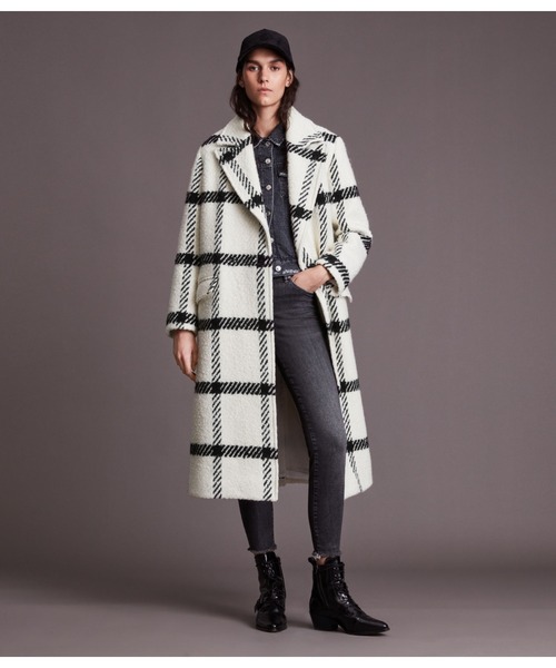 ALLSAINTS（オールセインツ）の「MABEL CHECK COAT | MABEL チェック