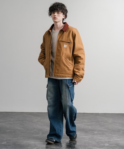 Carhartt カーハート DUCK DETROIT JACKET BLANKET LINED オーバー