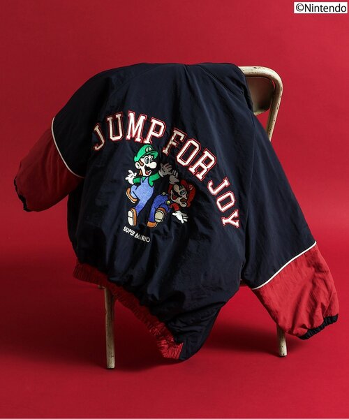 セール】スーパーマリオ 切替ジャケット（ブルゾン）｜BREEZE