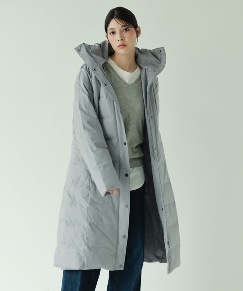 ダウンコートレディースロング丈（ダウンジャケット/コート）｜sankyo