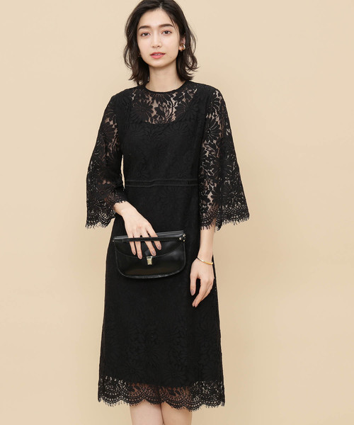 ADAM ET ROPE'（アダムエロペ）の「総レースIラインワンピース