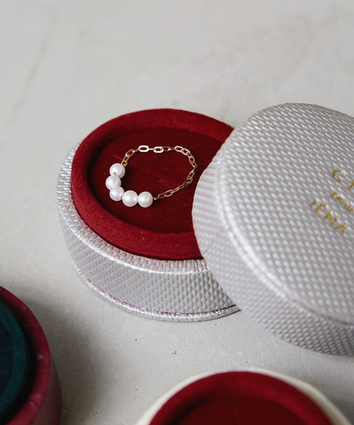 GIGI/ジジ 別注 PEARL CHAIN RING EX（リング）｜IENA（イエナ）の