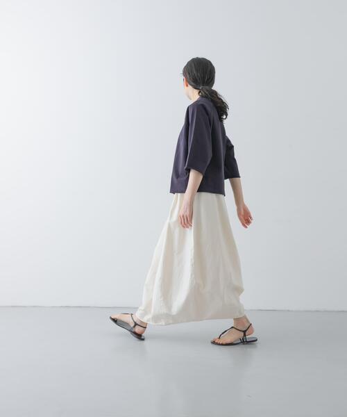 セール】コットンリネンコクーンスカート（スカート）｜かぐれ（カグレ