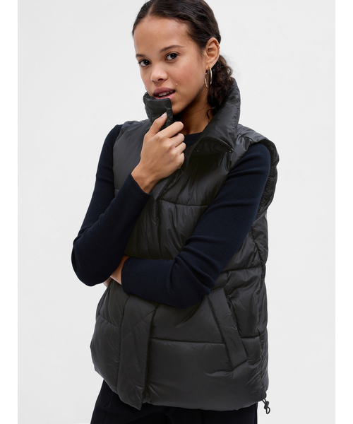 GAP（ギャップ）の「プリマロフト(R)ビッグ パフベスト（ダウンベスト