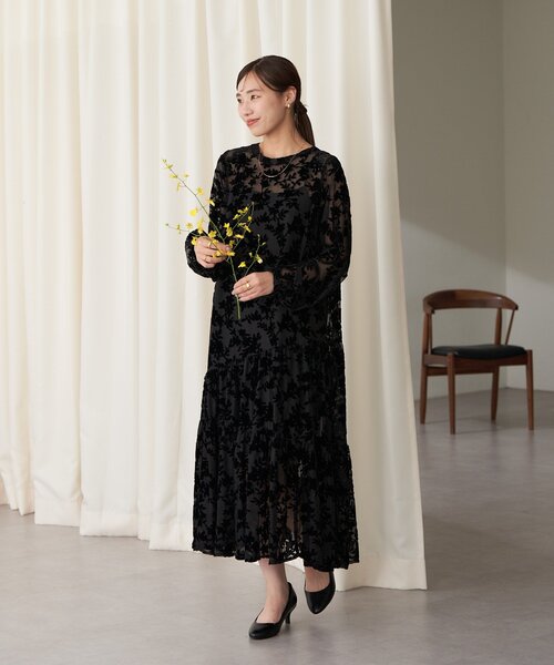 CIAOPANIC（チャオパニック）の「【前後2WAY】ベロアフラワー