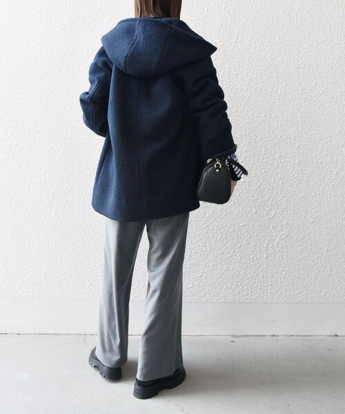 セール】SHIPS any: ナッピング フード ショート コート（その他