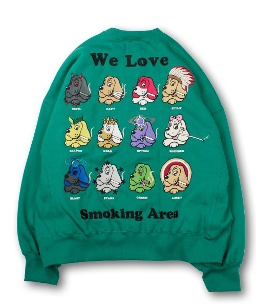 GALFY（ガルフィー）ヤニラバーズスウェットトレーナー メンズ