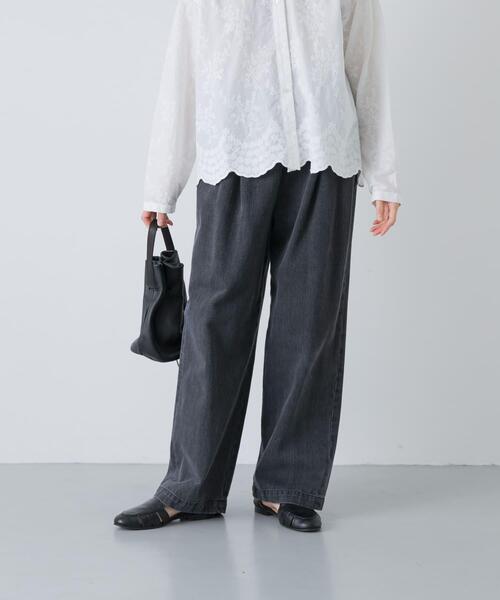 フェードデニムイージーパンツ（デニムパンツ）｜かぐれ（カグレ）の