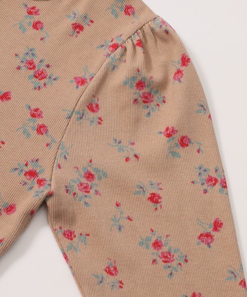 HOLIDAY（ホリデイ）の「SUPER RIB PUFF L/S TOPS (FLOWER) スーパー