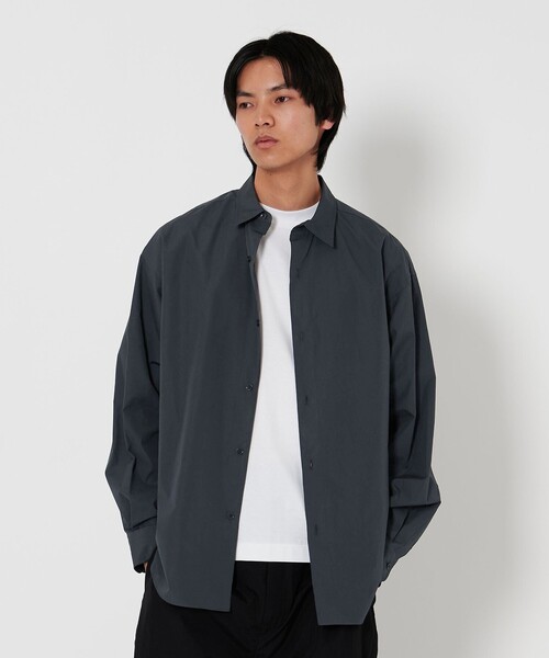 H＞ザ ユージュアル バルーンレギュラーカラーシャツ（シャツ/ブラウス