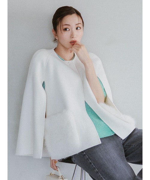 CELFORD（セルフォード）の「ファーポケットケープジャケット（その他