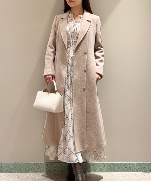 SNIDEL（スナイデル）の「ベルテッドレディコート（チェスターコート