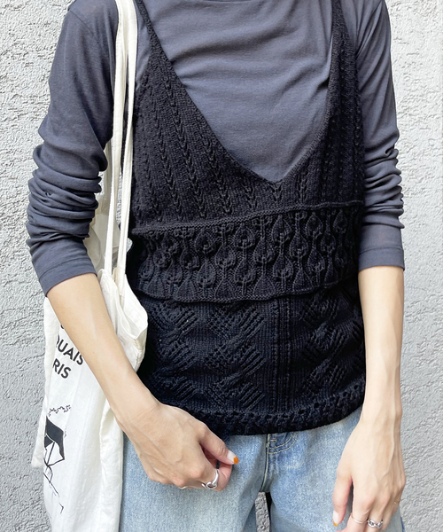 Spick & Span（スピックアンドスパン）の「≪追加≫透かし編みニット