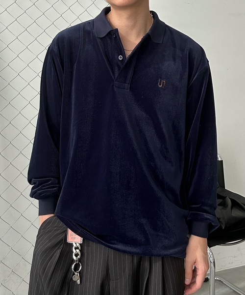 ユニセックス】 ベロア刺繍ポロシャツ（ポロシャツ）｜UNDERSTATEMENTs