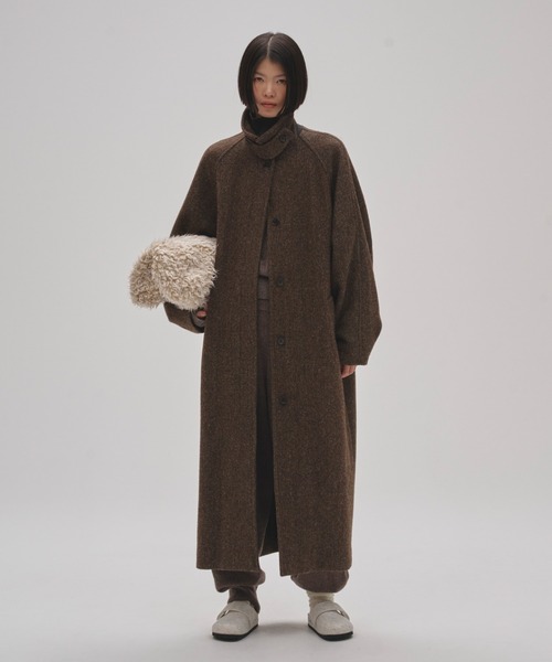 TODAYFUL（トゥデイフル）の「Mixwool Raglan Coat（ステンカラー