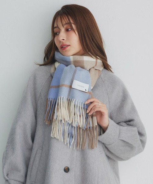 セール】内モンゴル産 カシミヤ100％ チェック ストール（ストール