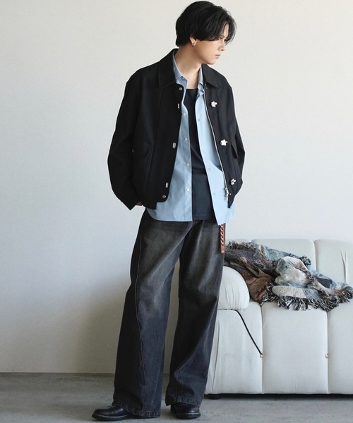 MICRO SPAN BASIC SHIRT（シャツ/ブラウス）｜WYM LIDNM（ウィム バイ