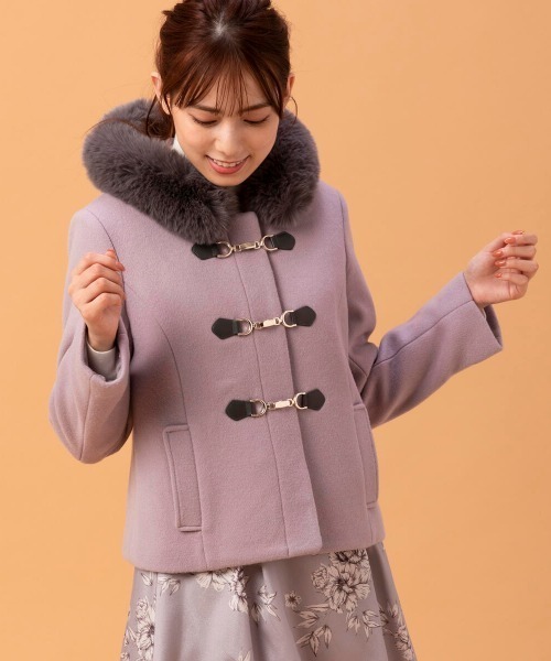 MISCH MASCH（ミッシュマッシュ）の「ショートビットダッフルコート