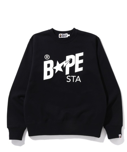 A BATHING APE（アベイシングエイプ）の「BAPE STA LOGO CREWNECK M