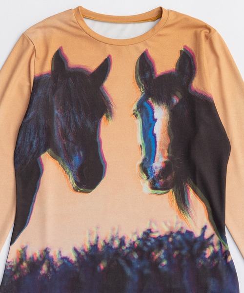 Twin Horse Skin Top/ツインホーススキントップ（Tシャツ/カットソー