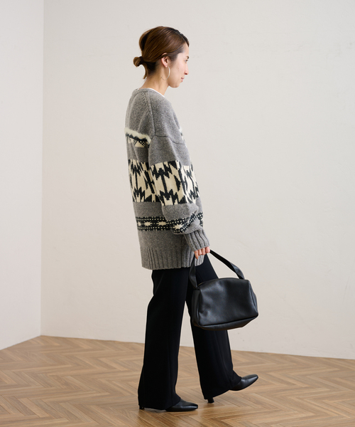 FRAMeWORK（フレームワーク）の「≪追加≫ジャガードZIPカーディガン