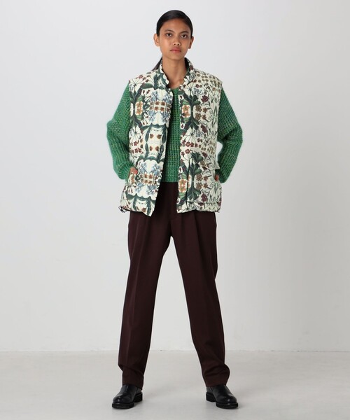 caban（キャバン）の「CABaN コットン PALERMOプリントダウンベスト