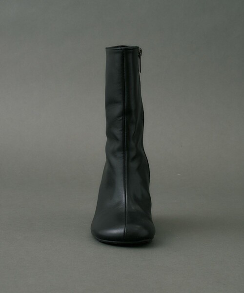 セール】Cone Heel Round Boots｜美脚見え/細見え/歩きやすい/春服